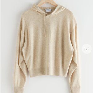 & Other Stories Oversized Wool Knit Hoodie and Drawstring Pants SET